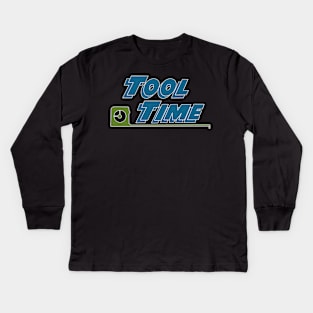 Retro Tool Time OG Logo Kids Long Sleeve T-Shirt